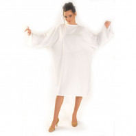 Peignoir avec manches Blanc