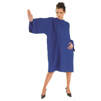 PEIGNOIR DELUXE MANCHE BLEU