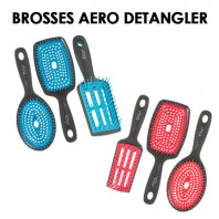 BROSSE AERO DETANGLER SILICONE - 2 coloris au choix