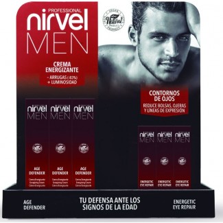 PRESENTOIR CREMES SOIN POUR HOMME