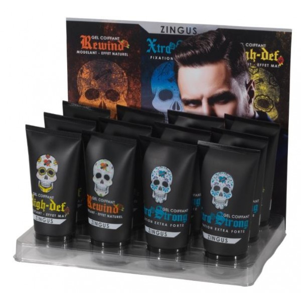 Presentoir gel tube mixte Zingus